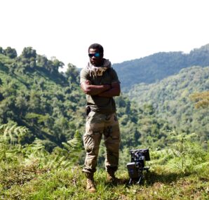 Vianet recording a lion