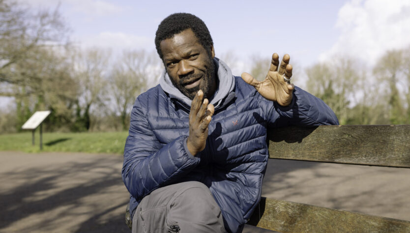 Vianet sat on a bench