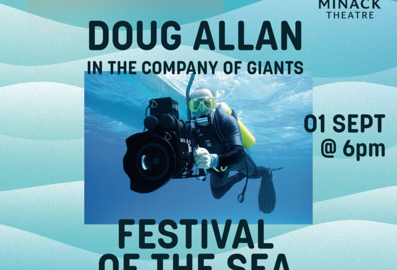 Doug Allan at the iconic Minack Theatre