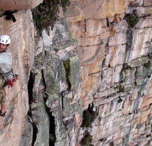 Steve Backshall holding a baby Alligator